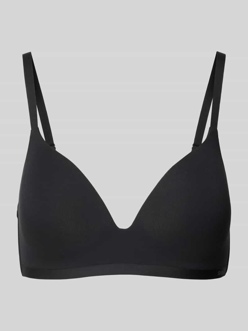 Triangelbeha met labeldetail, model 'SMARTOUCH'