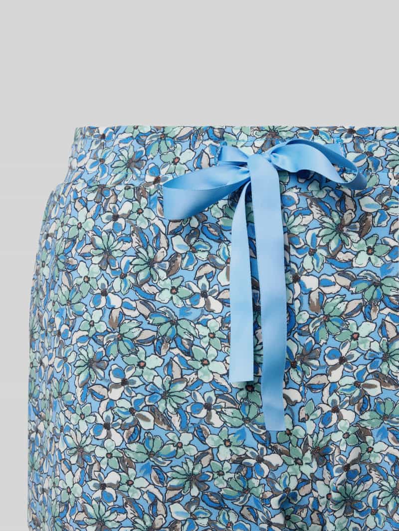 Schiesser Slim fit bermuda met tunnelkoord model 'Mix+Relax'
