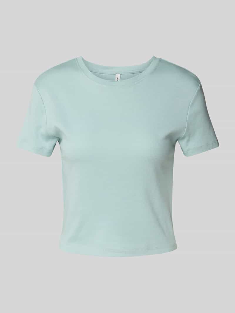 Only Slim fit T-shirt van puur katoen model 'ELINA'