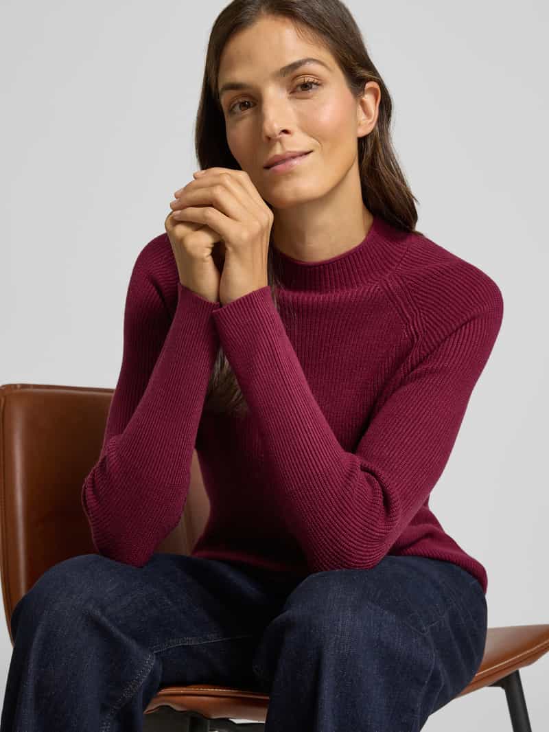 Soyaconcept Gebreide pullover met ribboorden model 'KANITA'