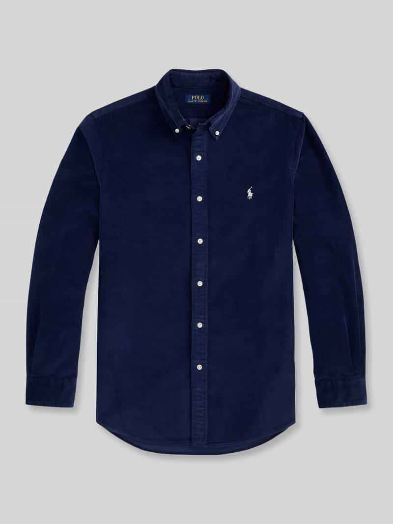 Custom fit vrijetijdsoverhemd van puur katoen