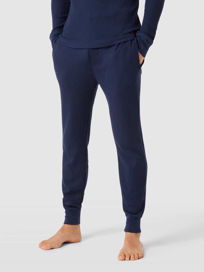 Sweatpants met structuurmotief, model 'WAFFLE' Polo Ralph Lauren Underwear