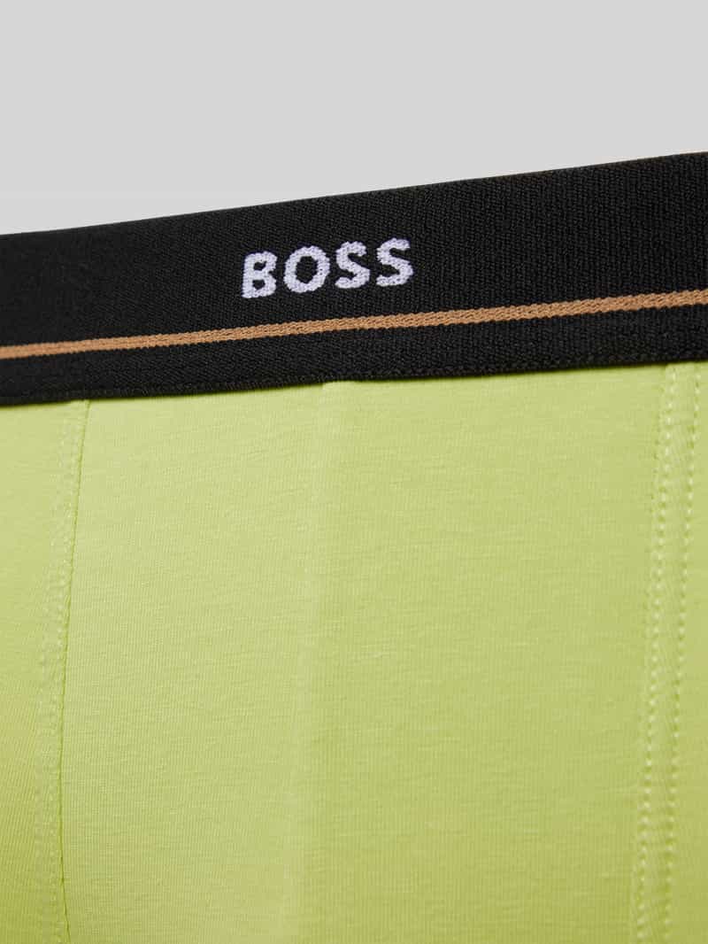 Boss Boxershort met elastische band met label in een set van 5 stuks