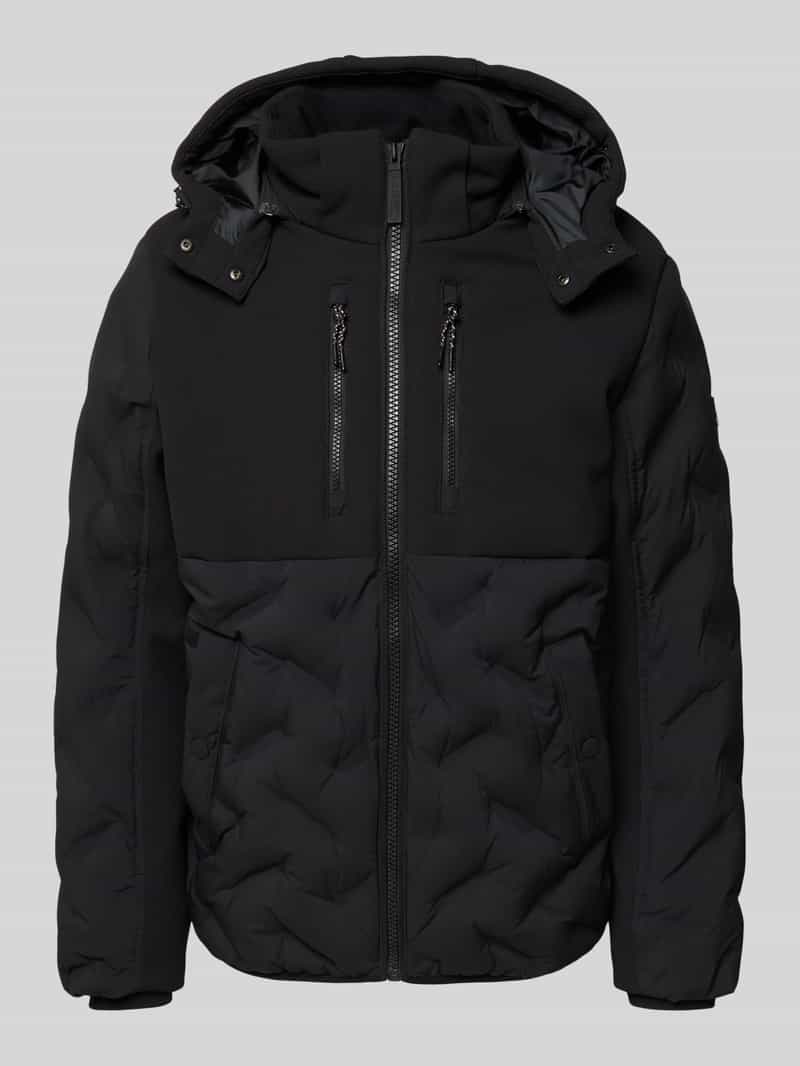Tom Tailor Regular fit bodywarmer met afneembare capuchon