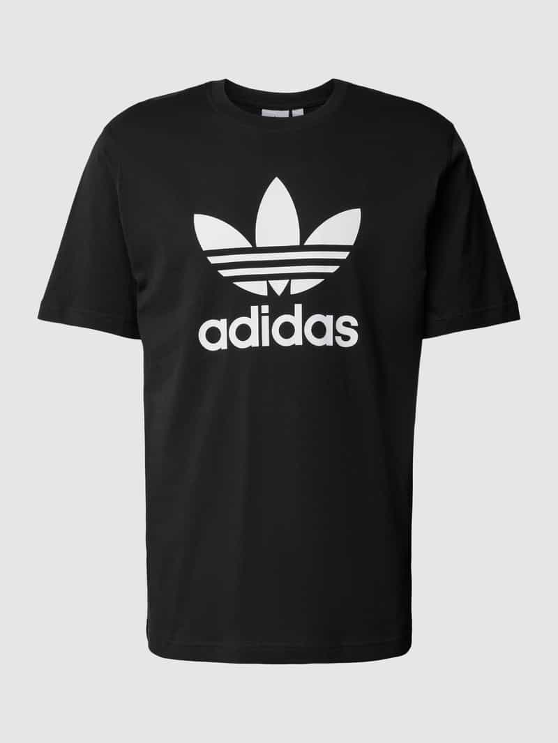 adidas Originals T-shirt met labelprint model 'TREFOIL'