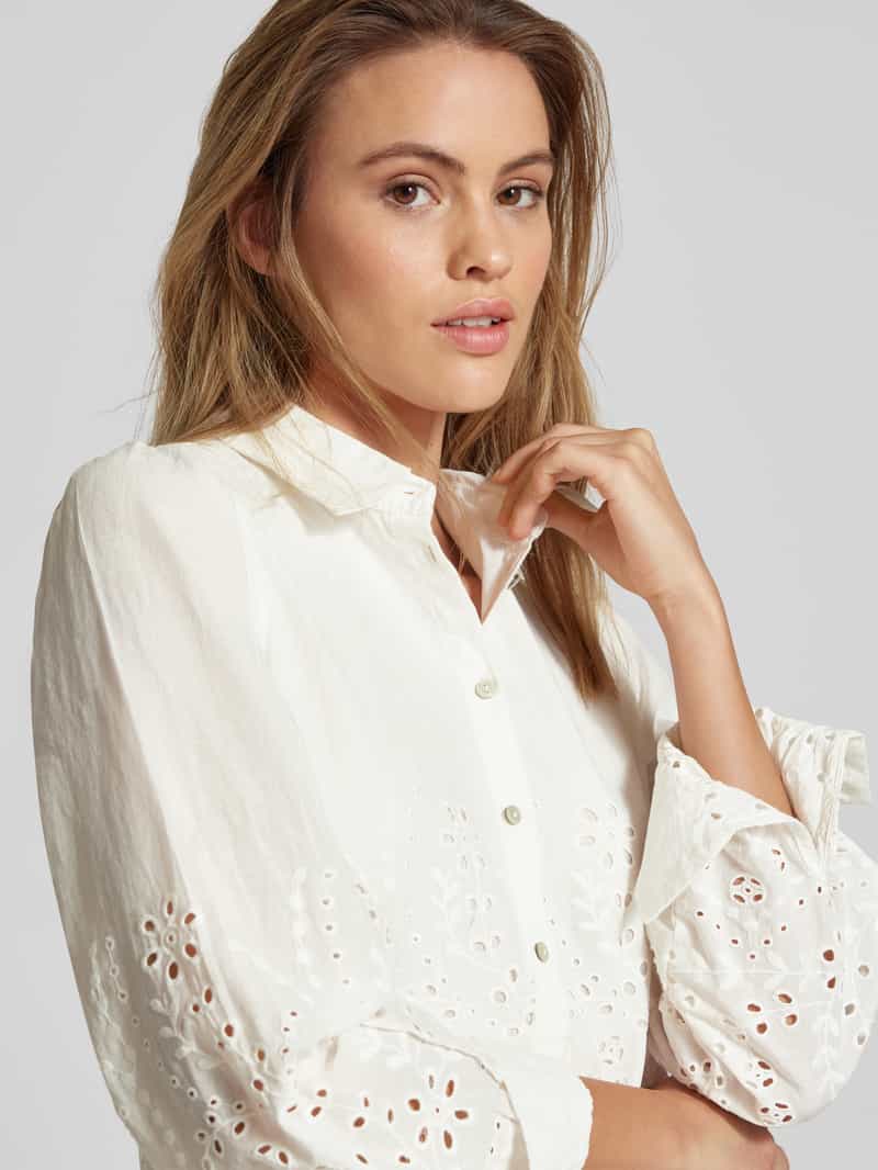 YAS Blouse met ajourpatroon model ' LUMA'
