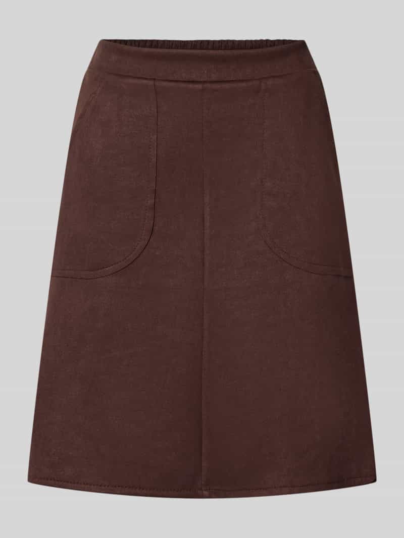 ZABAIONE minirok in leerlook model 'Ha44rperr'