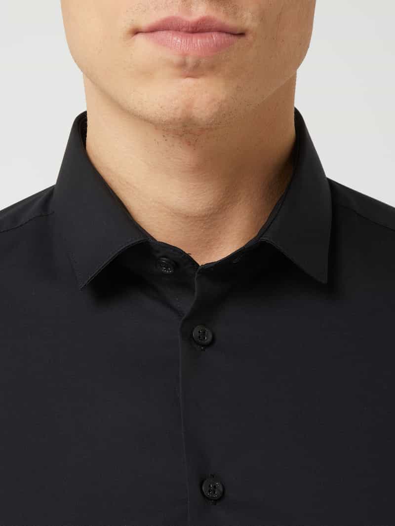 casual friday Slim fit vrijetijdsoverhemd met stretchgehalte