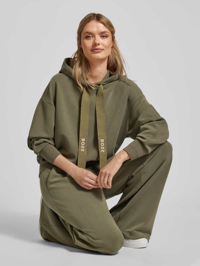 Boss Orange Hoodie met extra brede schouders model 'Efelpa'