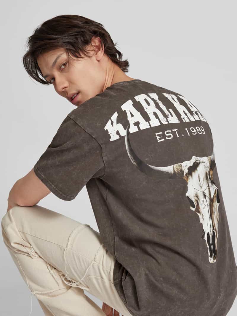 Karl Kani T-shirt met labelstitching