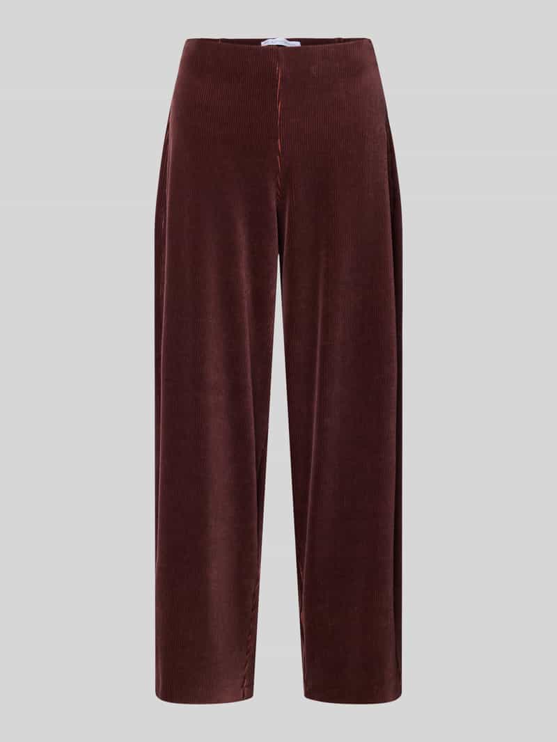RAFFAELLO ROSSI tapered fit corduroy broek van katoenmix model 'SALLY'