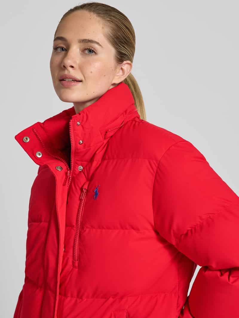 Polo Ralph Lauren Gewatteerd jack met logostitching en borstzak