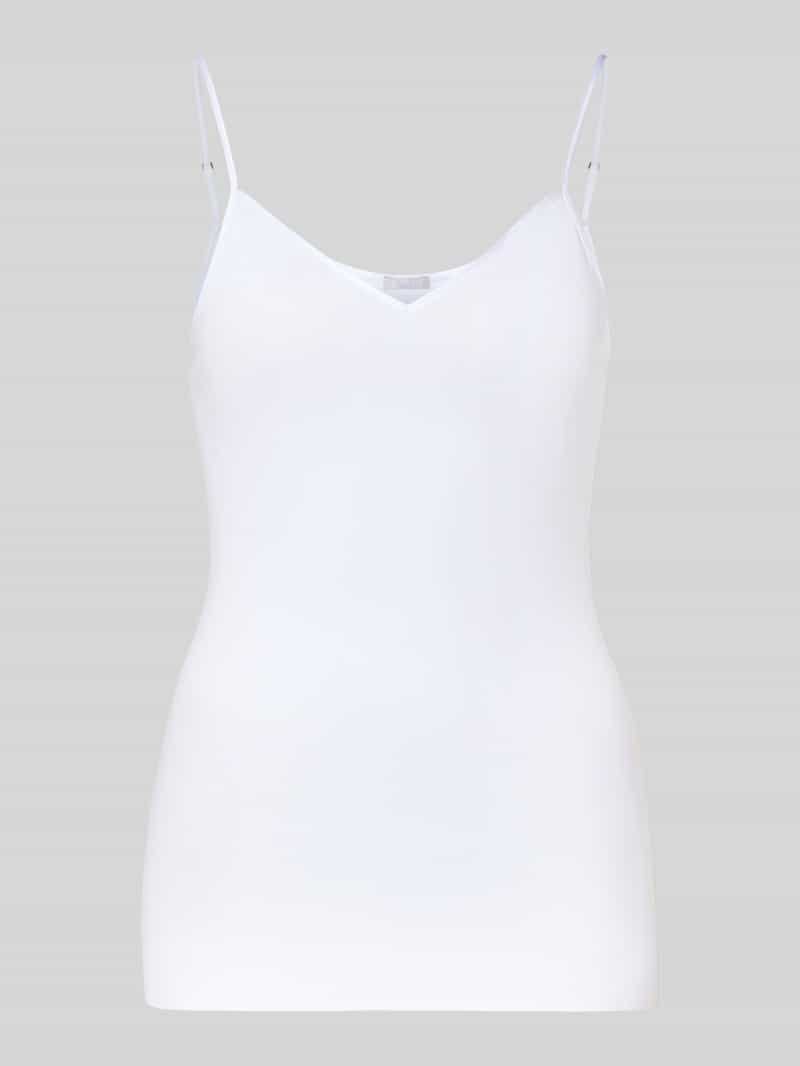Slim fit onderhemd met spaghettibandjes