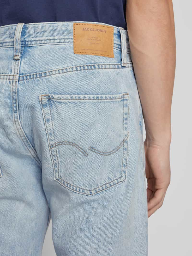 jack & jones Relaxed fit jeans met knoop- en ritssluiting