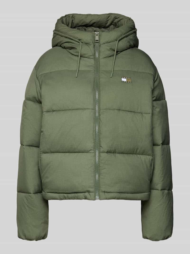 Tommy Jeans Gewatteerd regular fit jack met capuchon