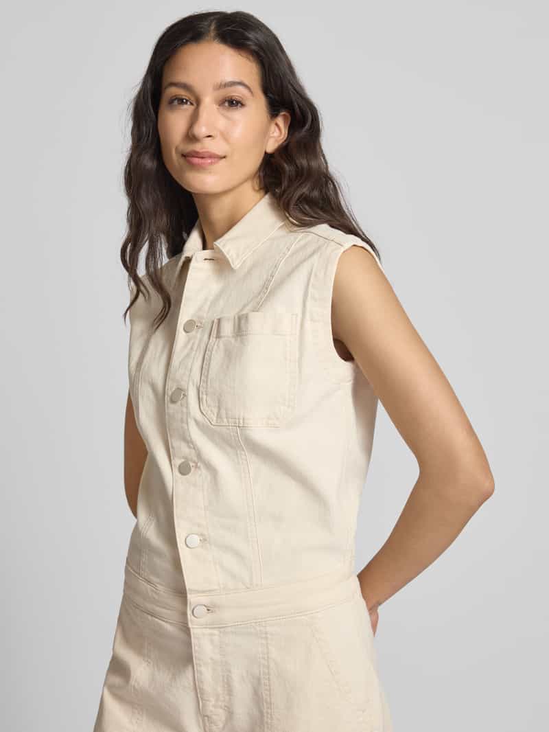 Opus Jumpsuit met knoopsluiting model 'Malvie'