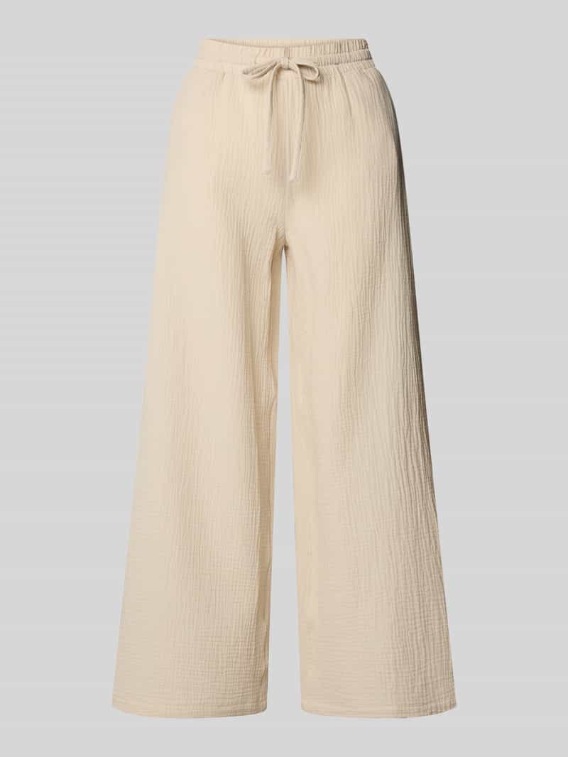 Christian Berg Woman Wide leg stoffen broek in verkorte pasvorm