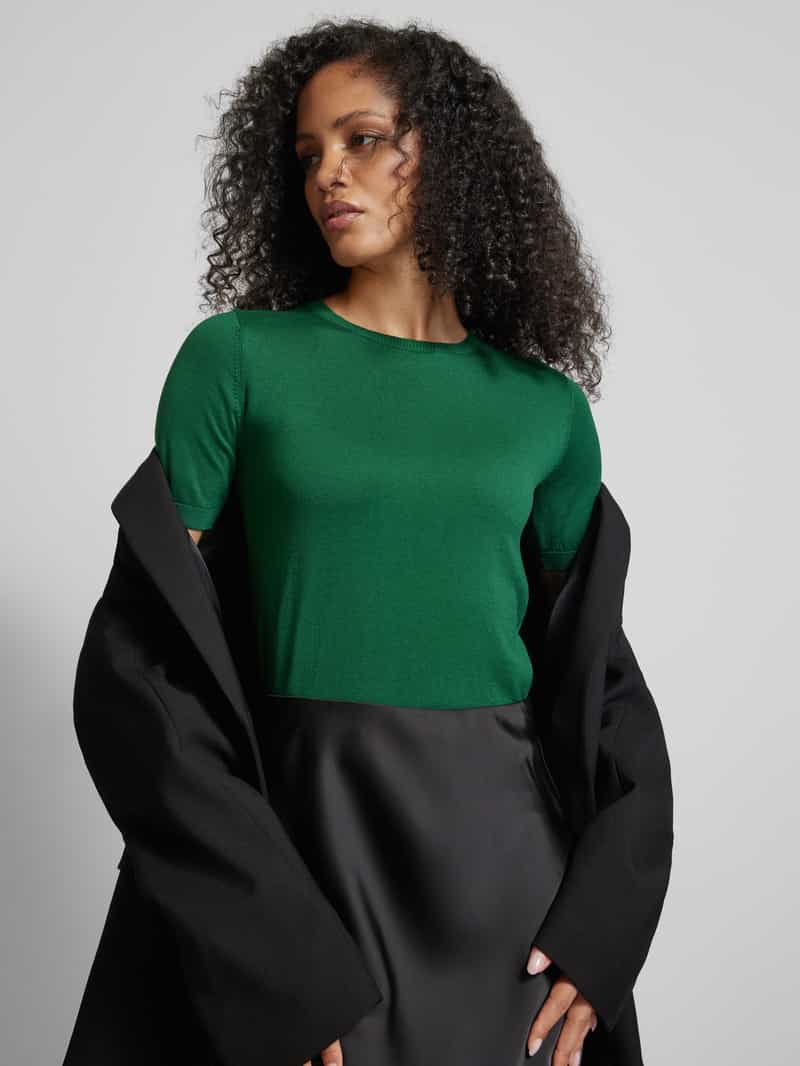 Weekend Max Mara Gebreid shirt met ronde hals model 'AGRO'