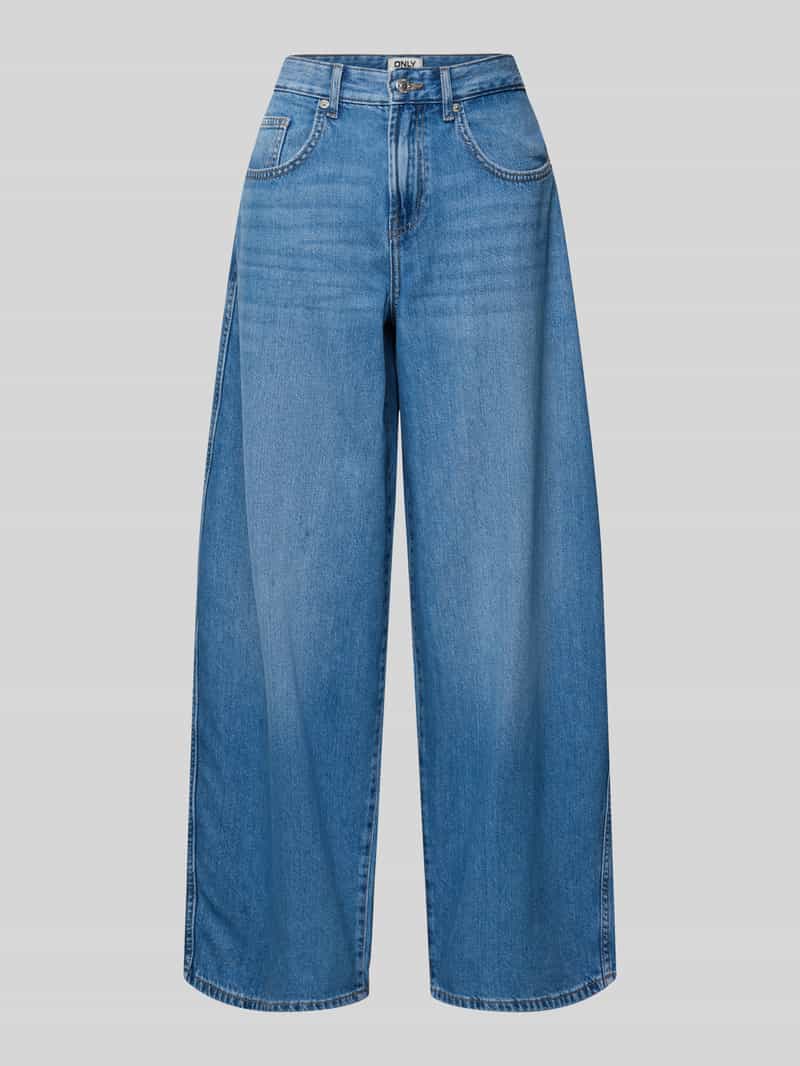 Wide leg jeans van puur katoen model 'TAYLOR'