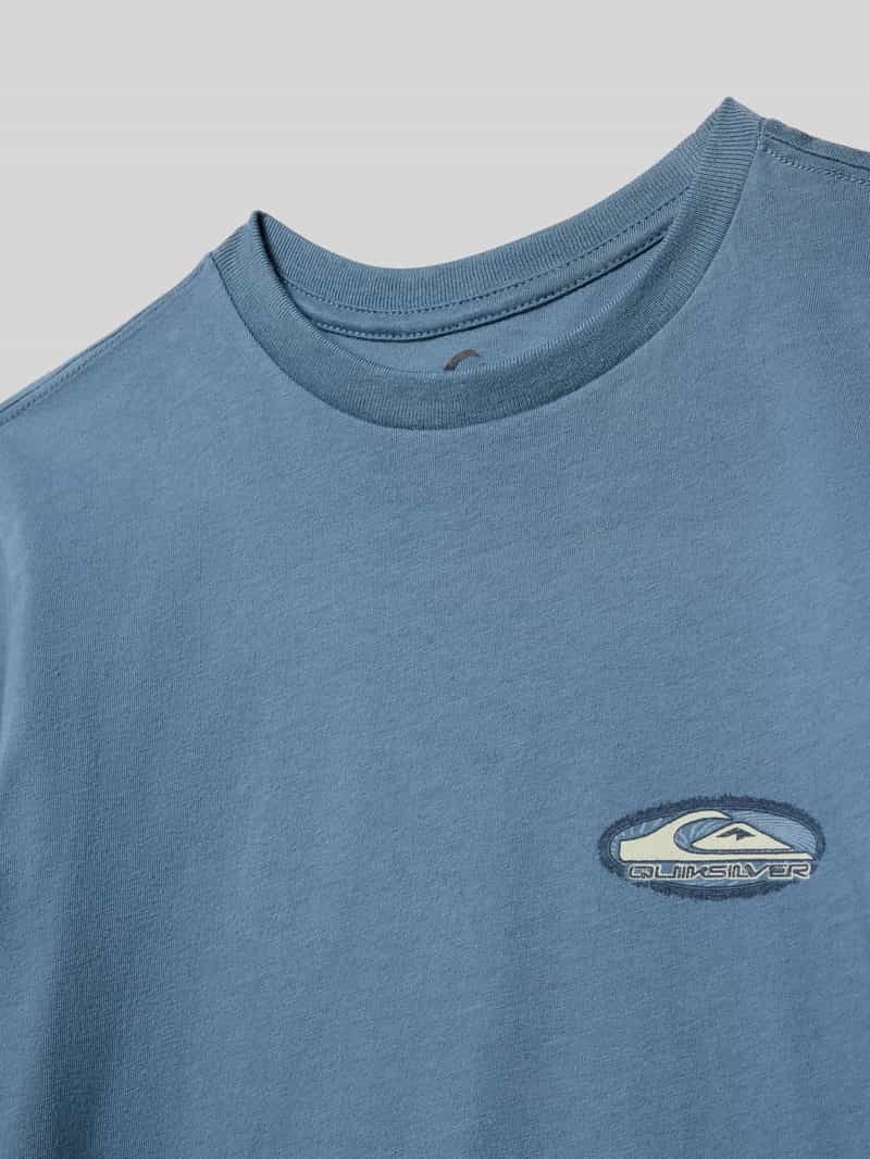 Quiksilver T-shirt met labelprint model 'EVO'