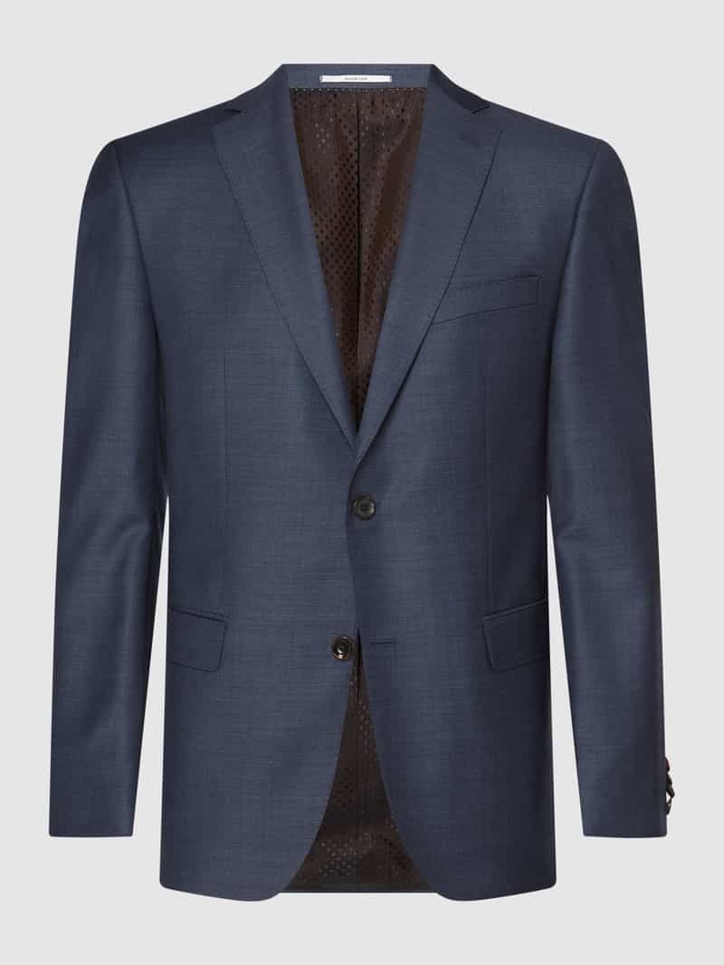 carl gross Modern fit 2-knoops colbert van scheerwol model 'Steven'