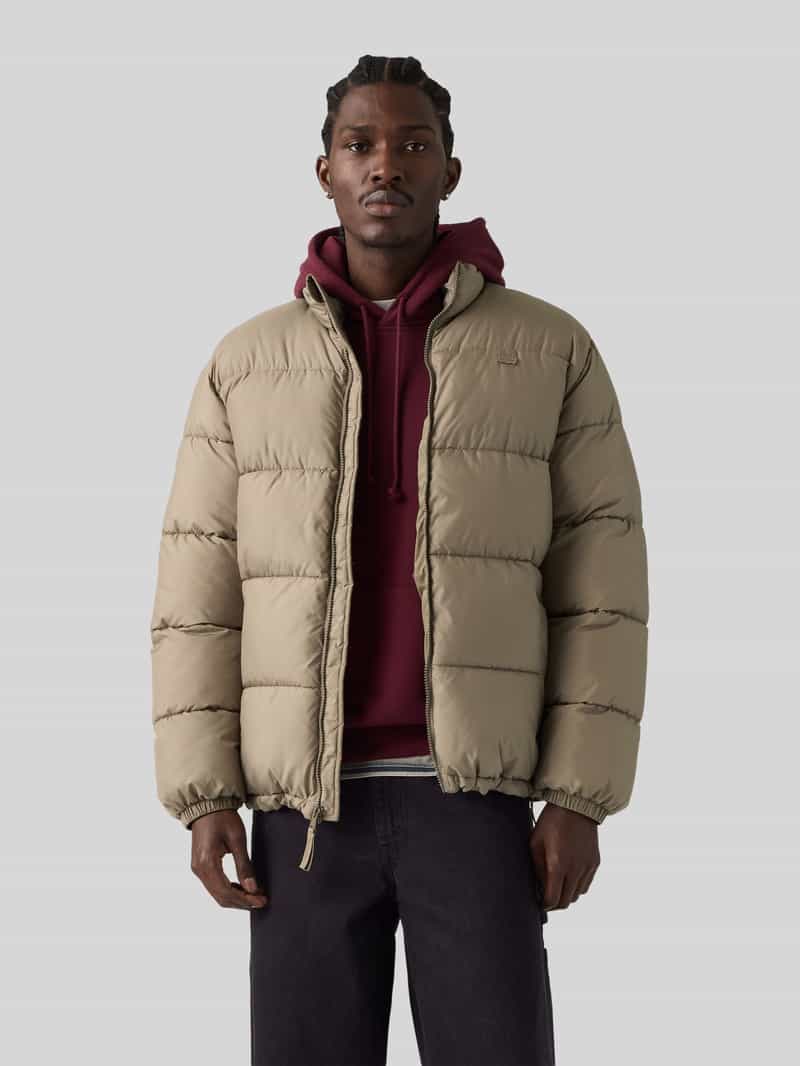 Levi's Regular fit gewatteerd jack met opstaande kraag