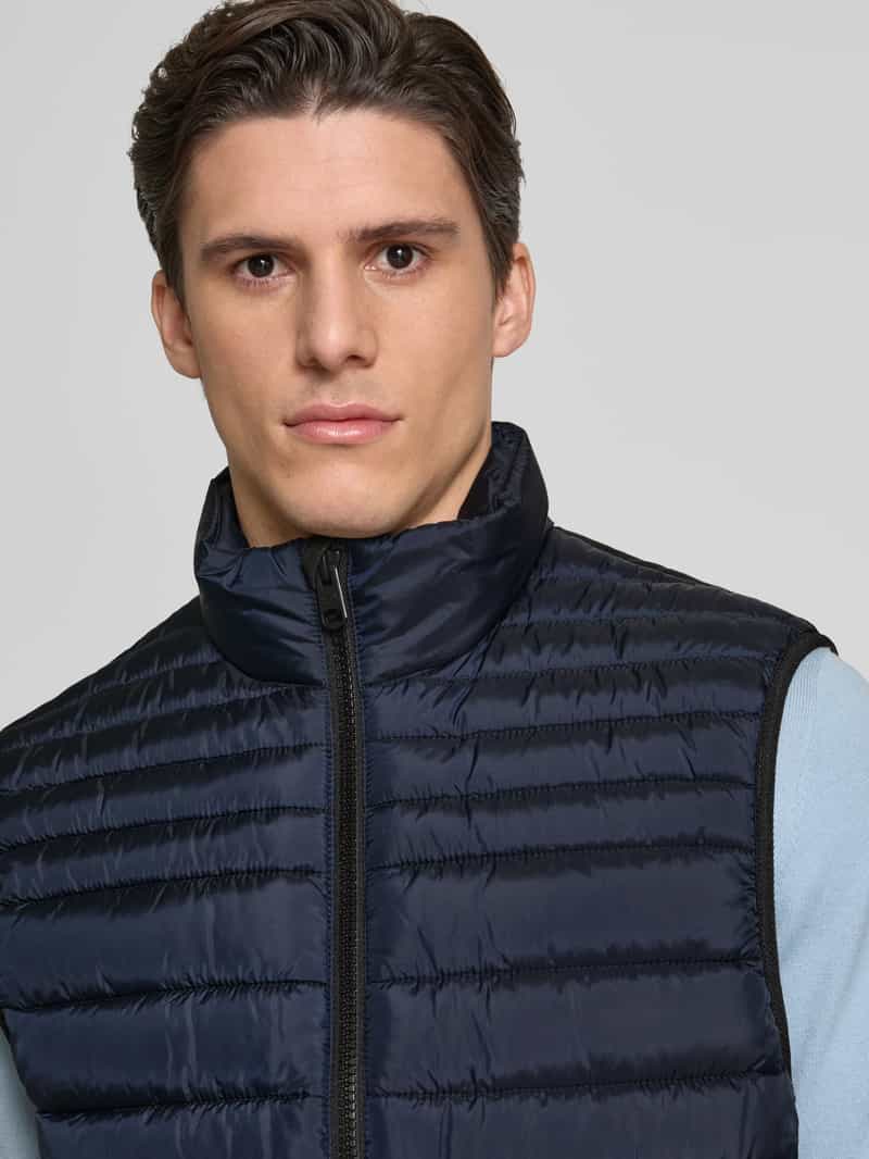 Tom Tailor Regular fit bodywarmer met waterafstotende functie