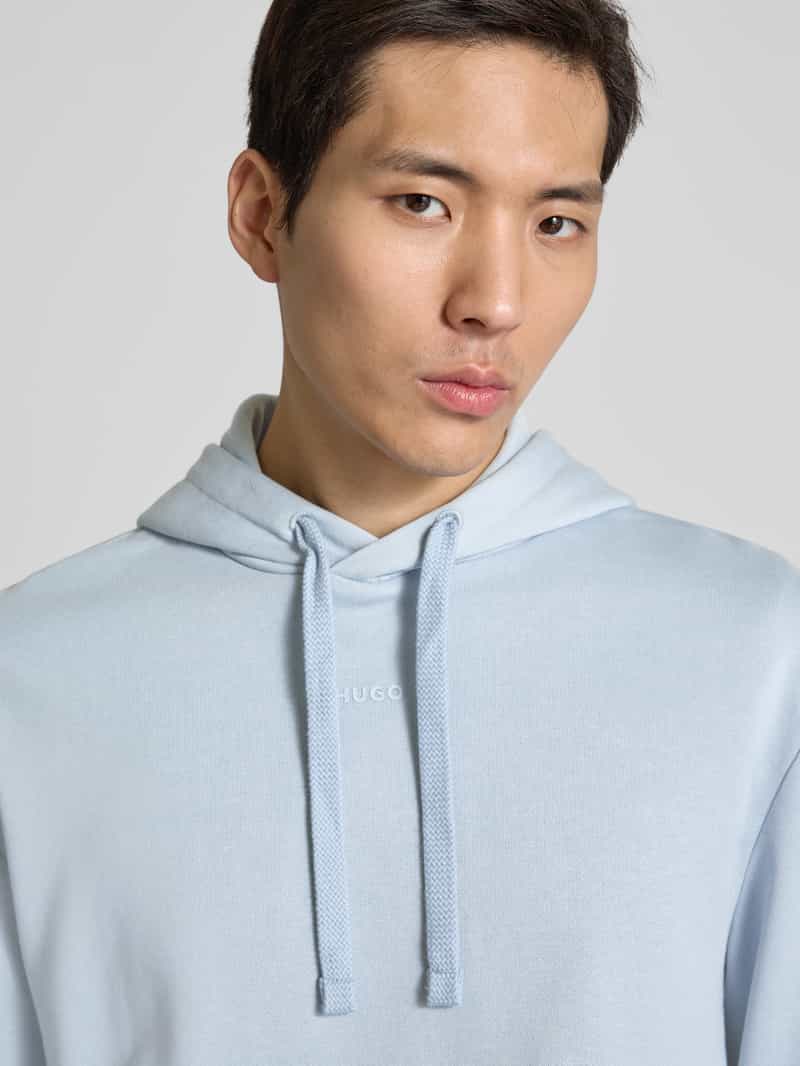 HUGO Oversized hoodie met labeldetail model 'Dapo'