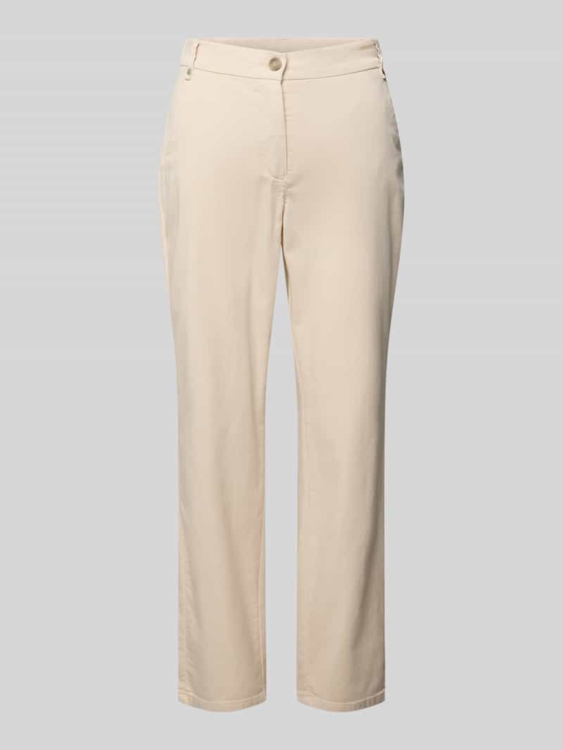 TONI Regular fit chino met verkort model 'Sue'