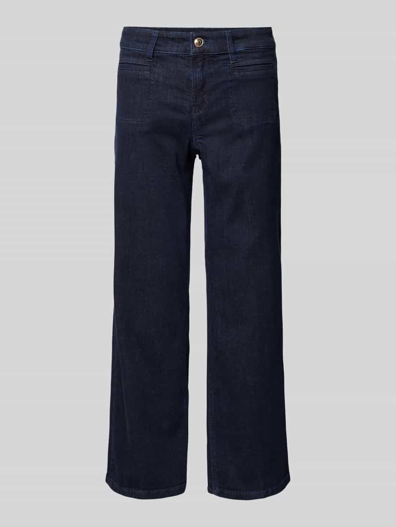 CAMBIO Wide leg jeans met verkort model 'TESS'