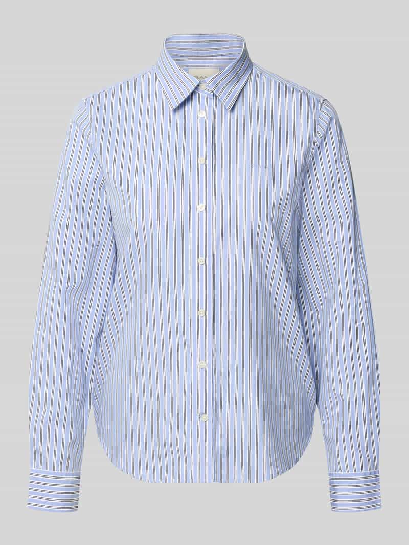 Gant Regular fit blouse met lange mouwen van puur katoen