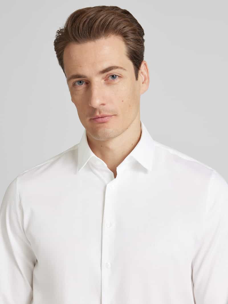 CK Calvin Klein Regular fit zakelijk overhemd met kentkraag model 'Bari'
