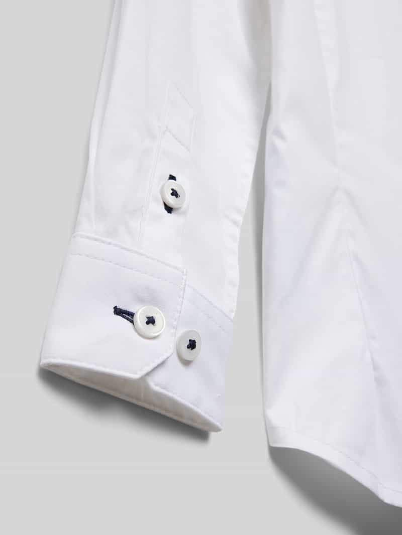 s.Oliver RED LABEL Regular fit overhemd van popeline met afneembare sierstrik