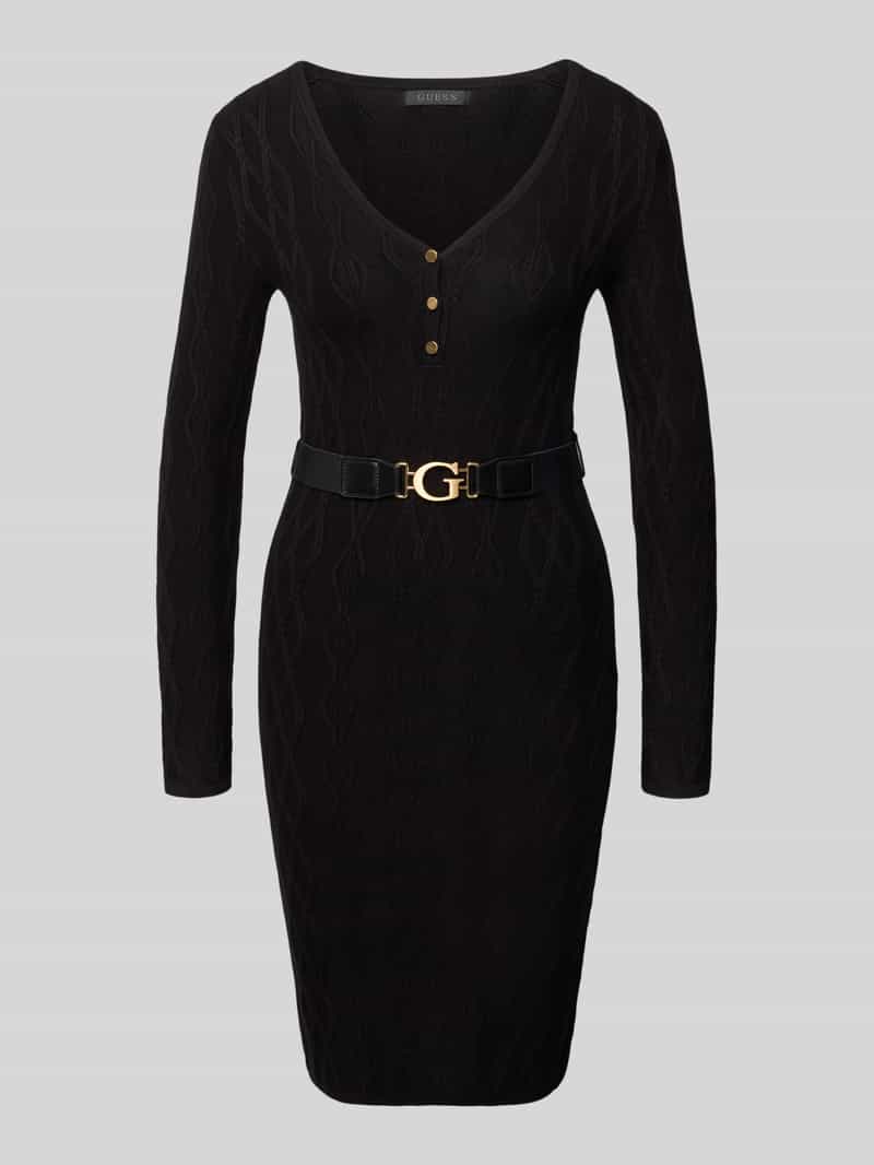 Guess Gebreide jurk met riem model 'YUKI'