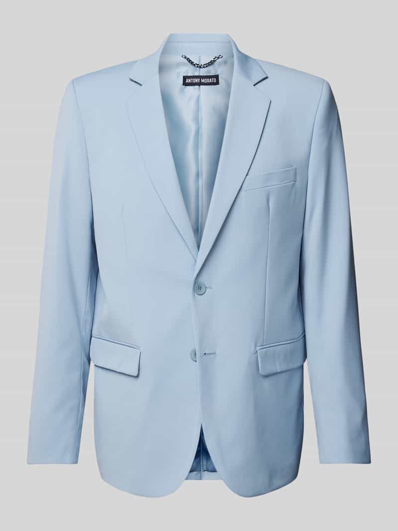 Antony Morato 2-knoops colbert met reverskraag en viscose