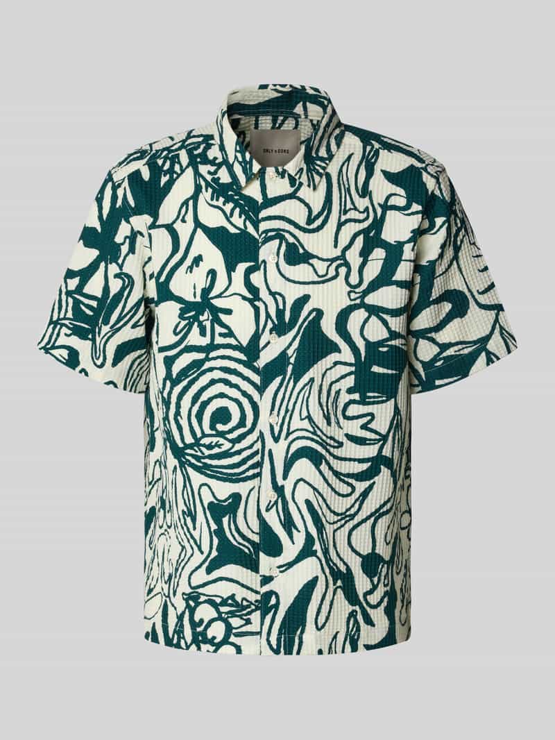 Only & Sons Regular fit vrijetijdsoverhemd van puur katoen