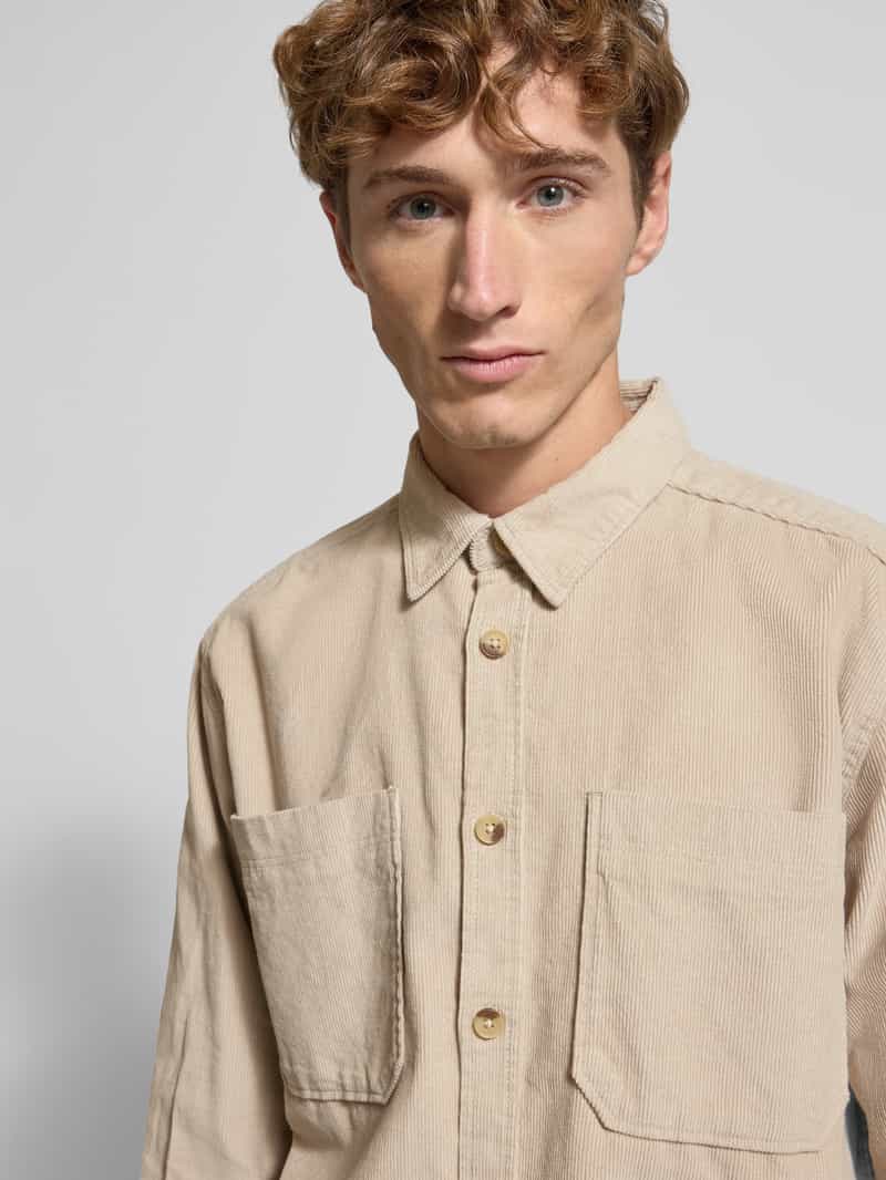 Only & Sons Loose fit vrijetijdsoverhemd van puur katoen model 'ALP'