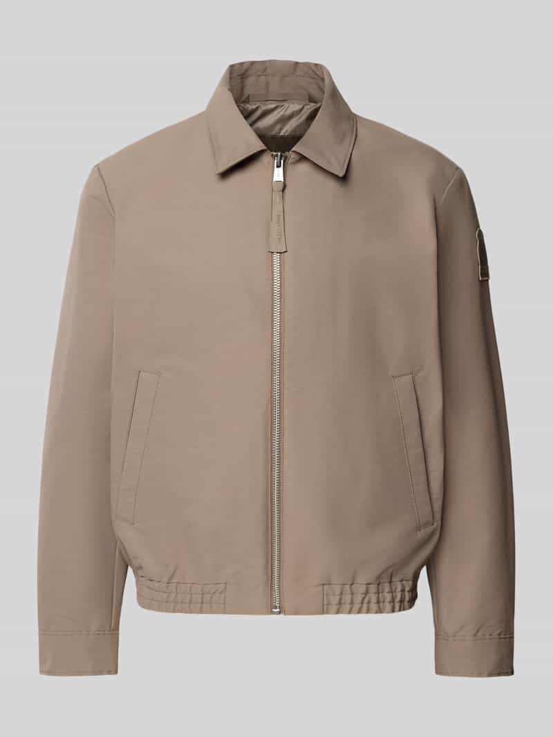 regular fit blouson met labelpatch - Marc O'Polo × DFB Travel collectie