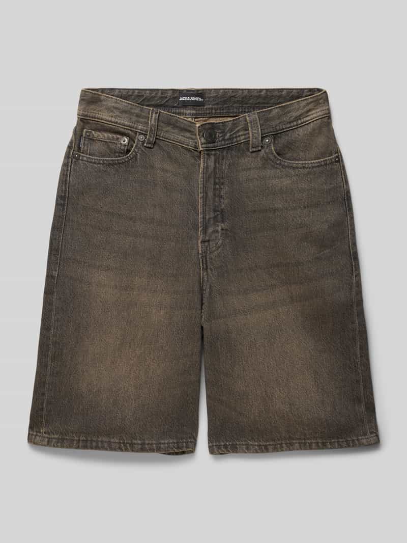 jack & jones Extra baggy fit korte jeans in 5-pocketmodel model 'RON'