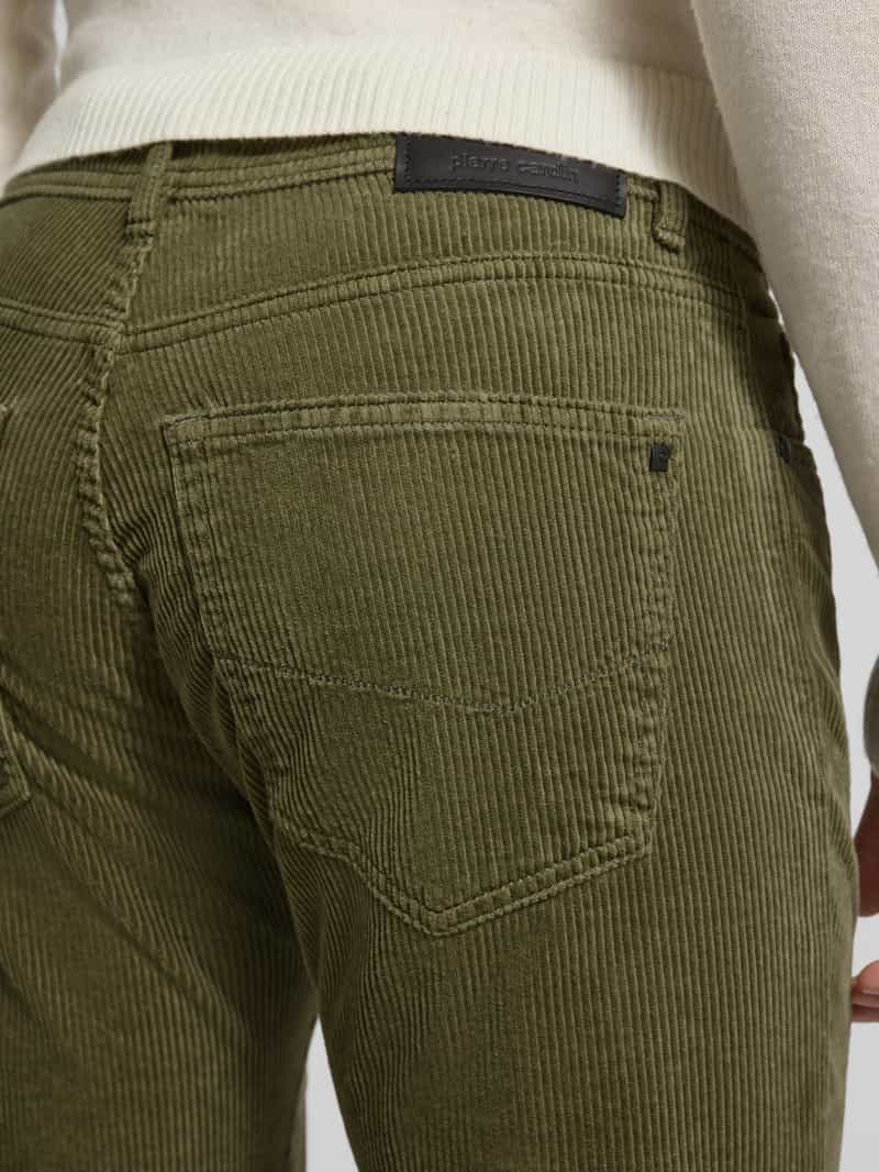 Pierre Cardin Slim fit corduroy broek model 'Laval'
