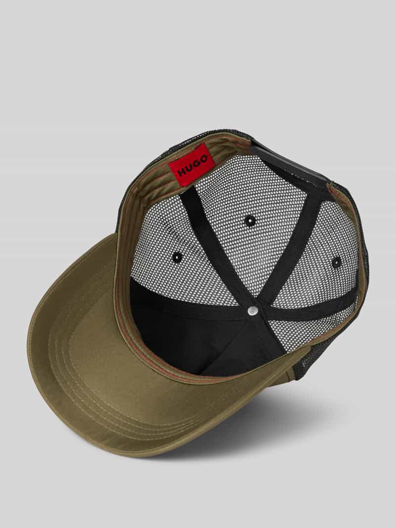 HUGO Trucker-pet met labelbadge model 'Kody'