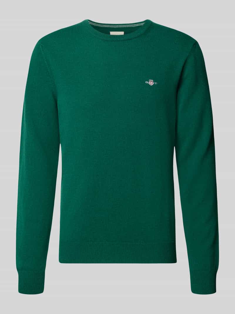 Gant Regular fit pullover van pure wol