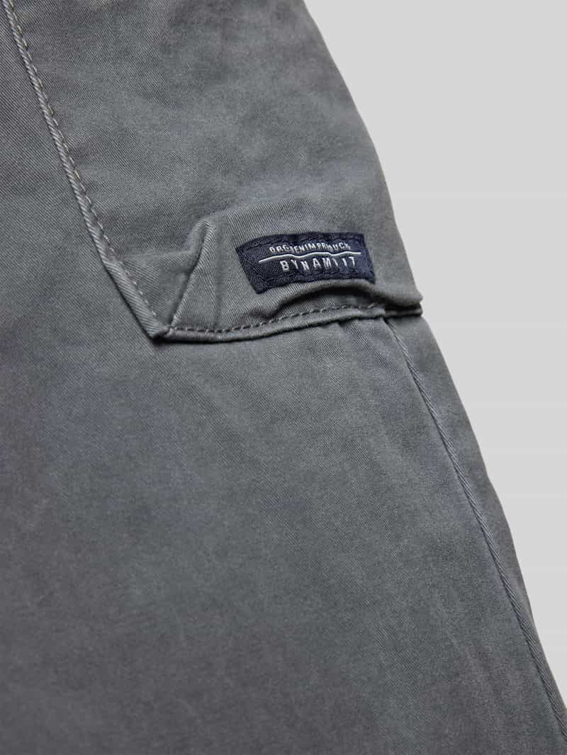 name it Regular fit cargobroek met labeldetail model 'BEN'