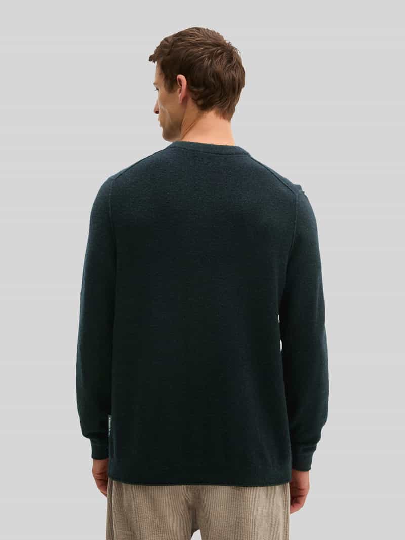 Marc O'Polo Pullover van katoenmix met een zachte structuurlook
