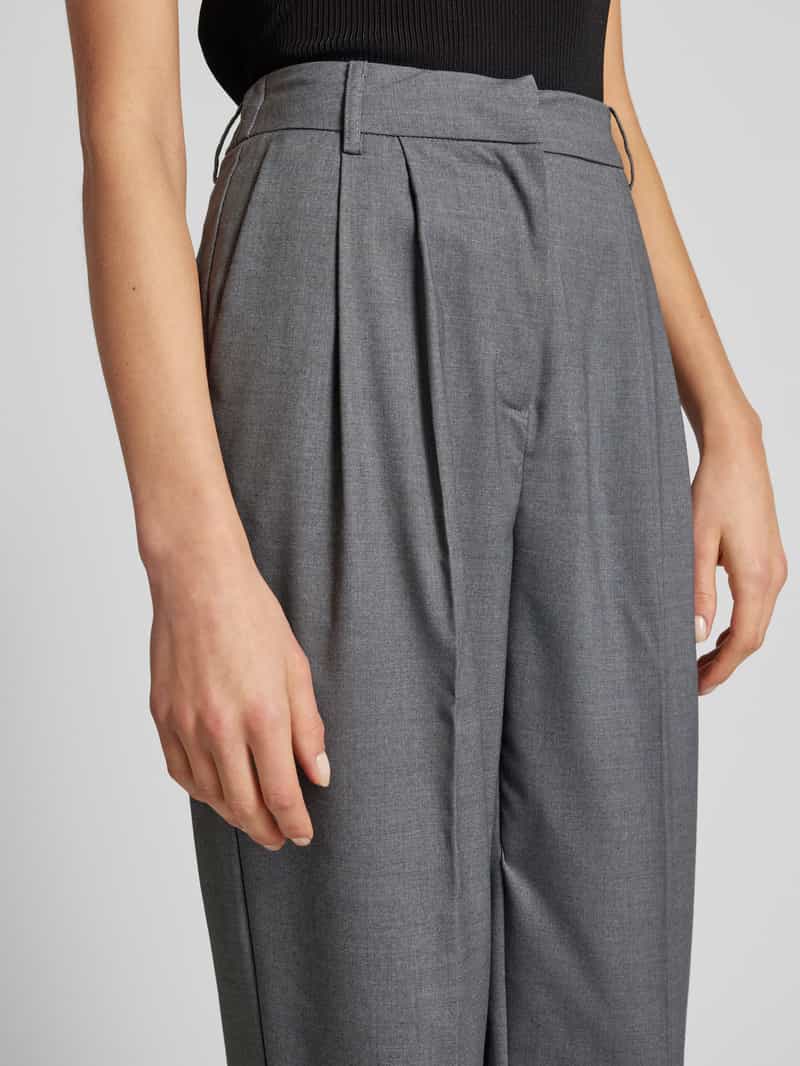 Vila High waist broek met bandplooien model 'RILEY LANYA'