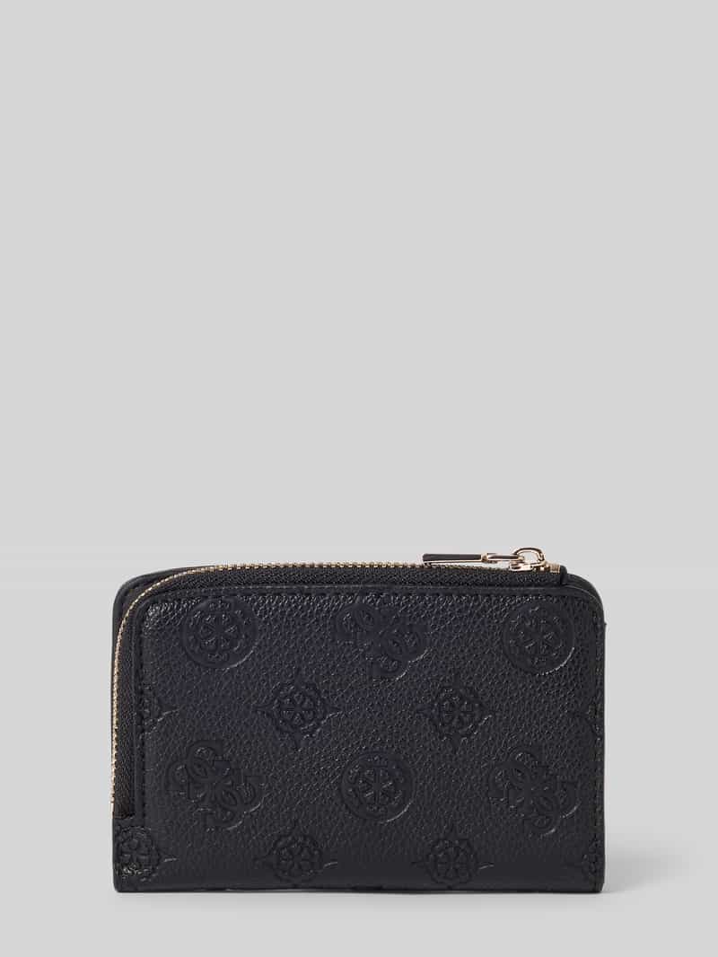 Guess Portemonnee met label-applicatie model 'BLAKE' black logo, foto 2