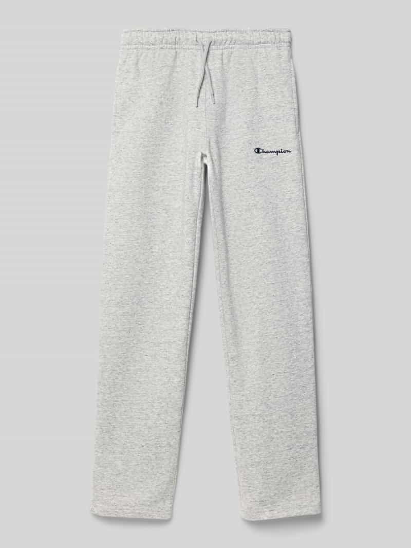 Champion Straight leg sweatpants met labelstitching