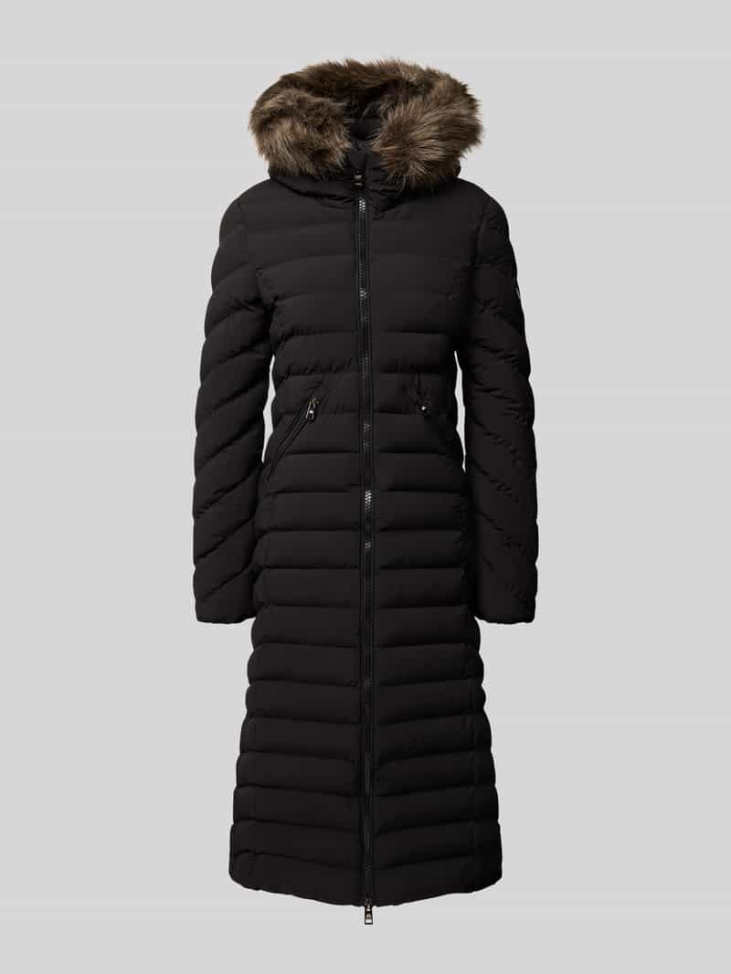 Superdry Gewatteerde lange jas met tweewegsritssluiting model 'FUJI'