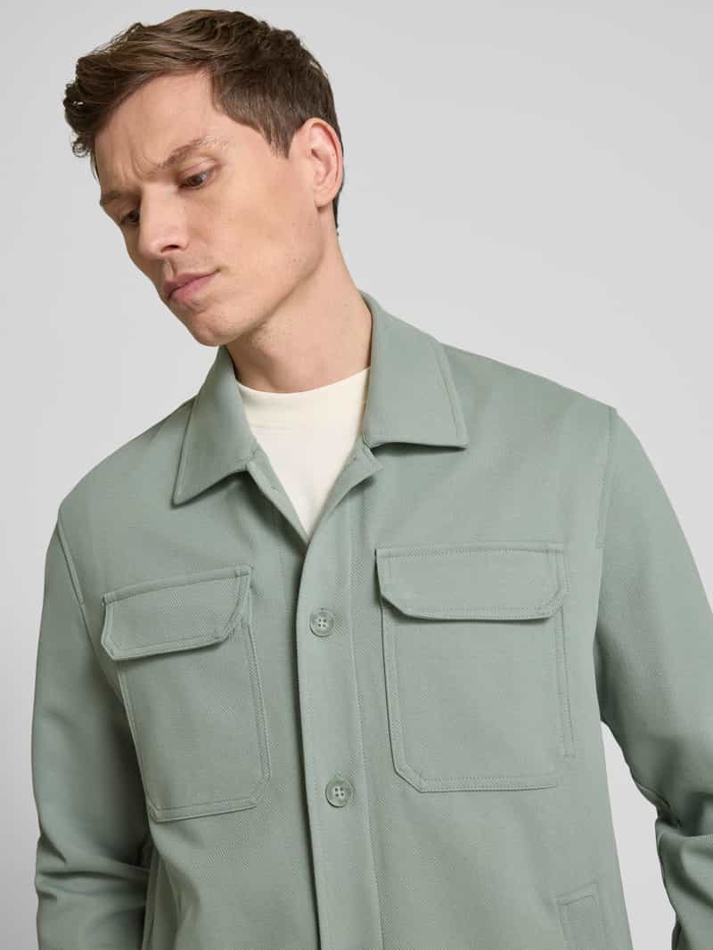 Antony Morato Regular fit overhemdjack met kentkraag