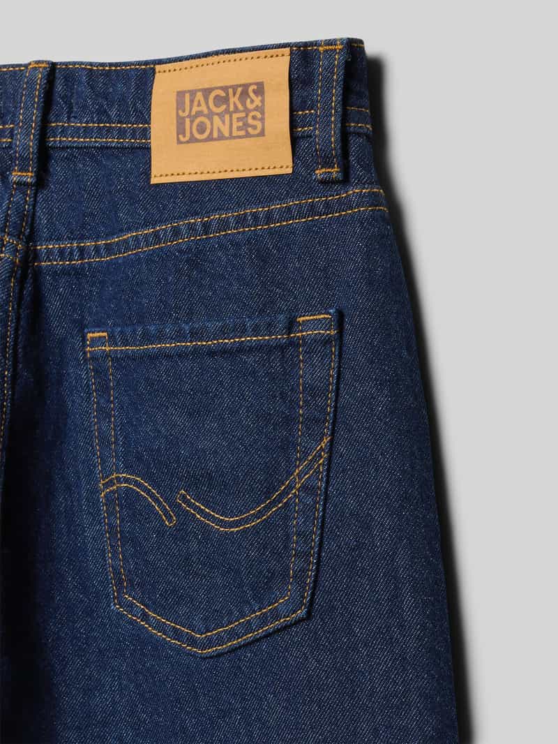 jack & jones Wide fit jeans met logopatch model 'IRON'